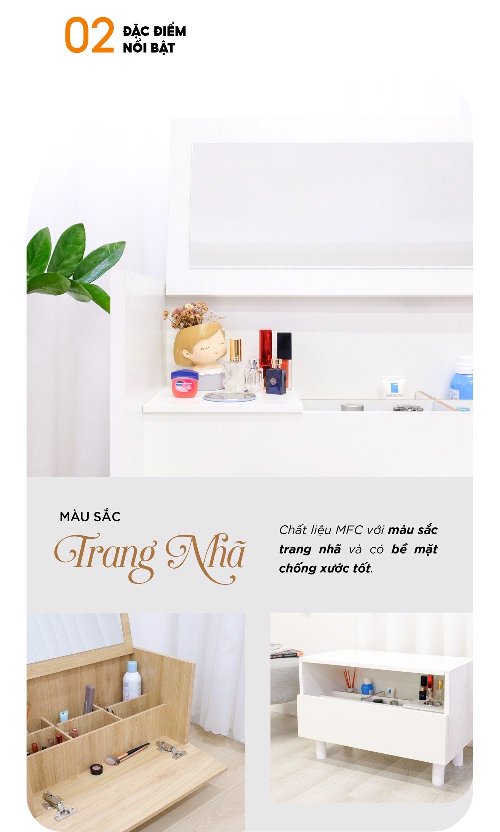 bàn trang điểm aimee dressingtable
